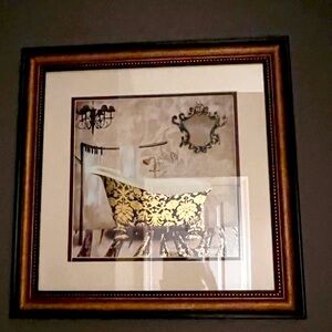 Powder room picture. Perfect for above the toilet or tub!